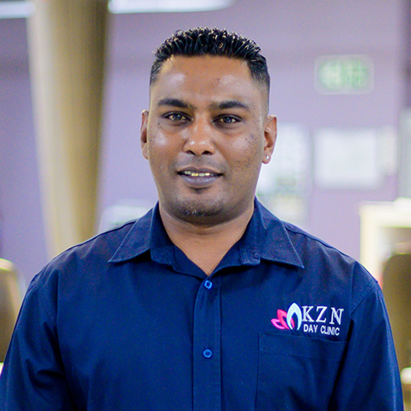 Theo Govender Reception Administrator sq