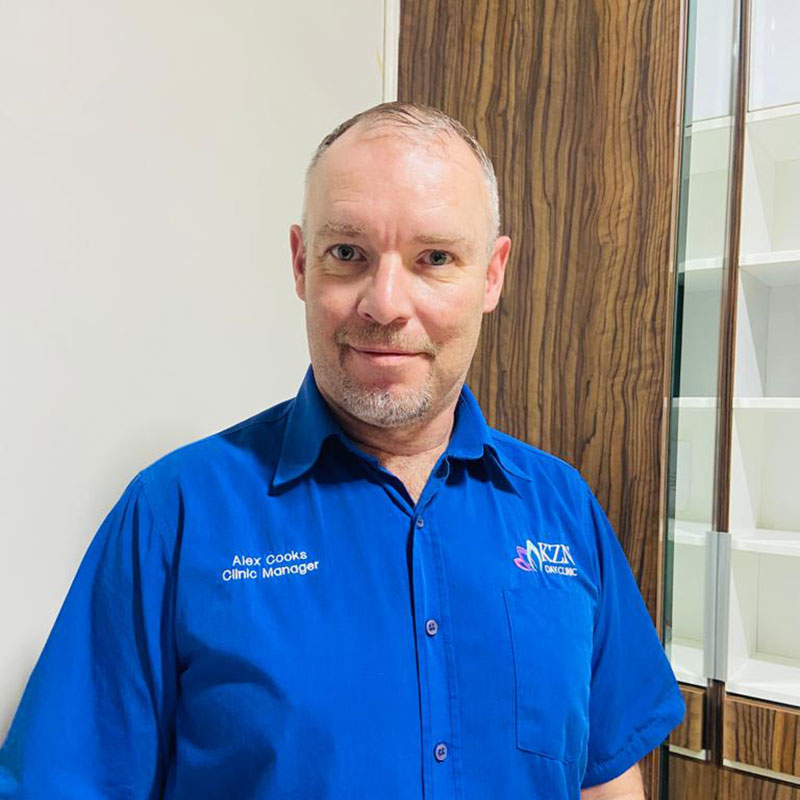 Alex Cooks Clinic Manager sq new